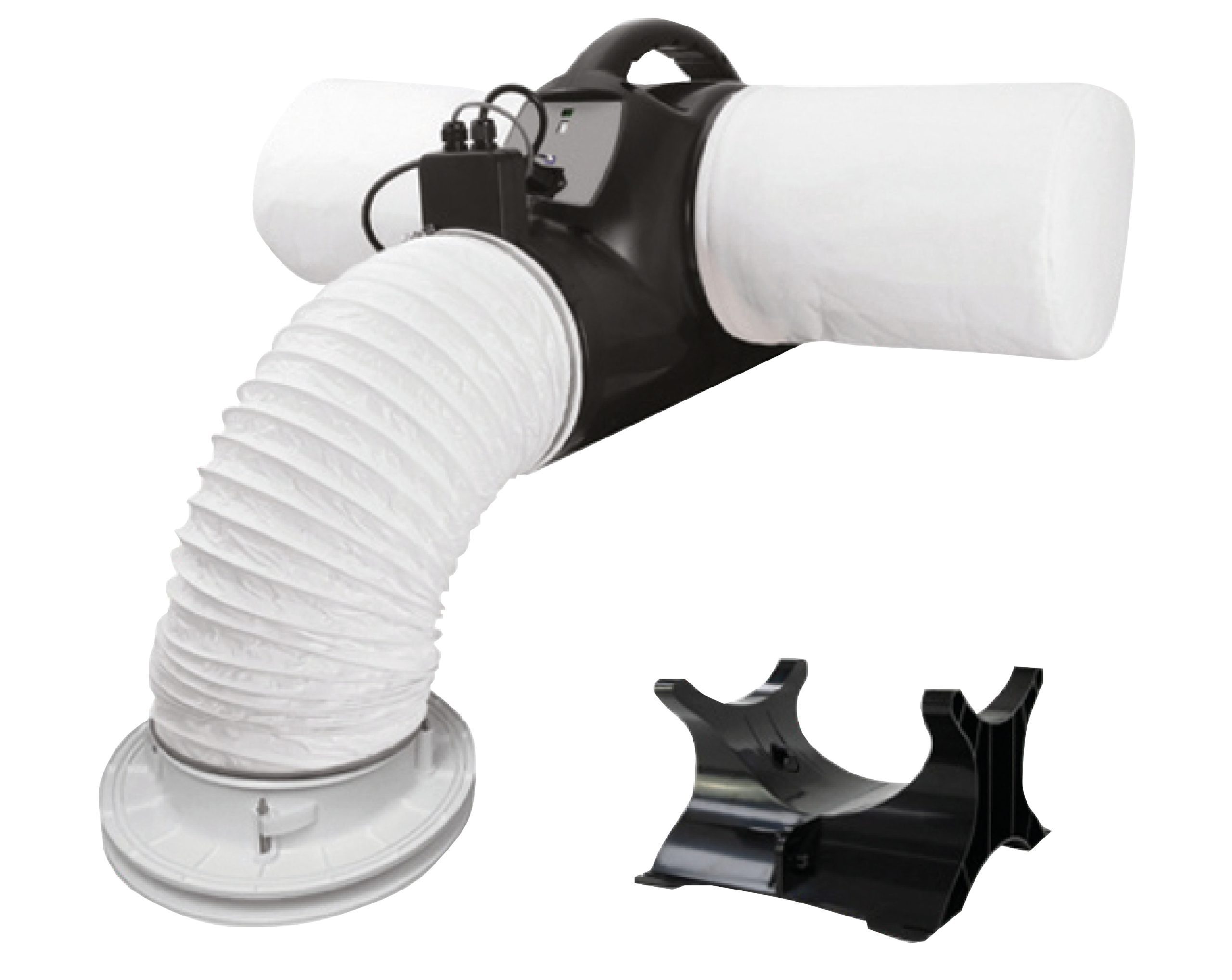 Wall-mounted PIV system option for a flat or home without loft access